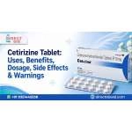 Cetirizine Tablet: Uses, Benefits, Dosage, Side Effects & Warnings